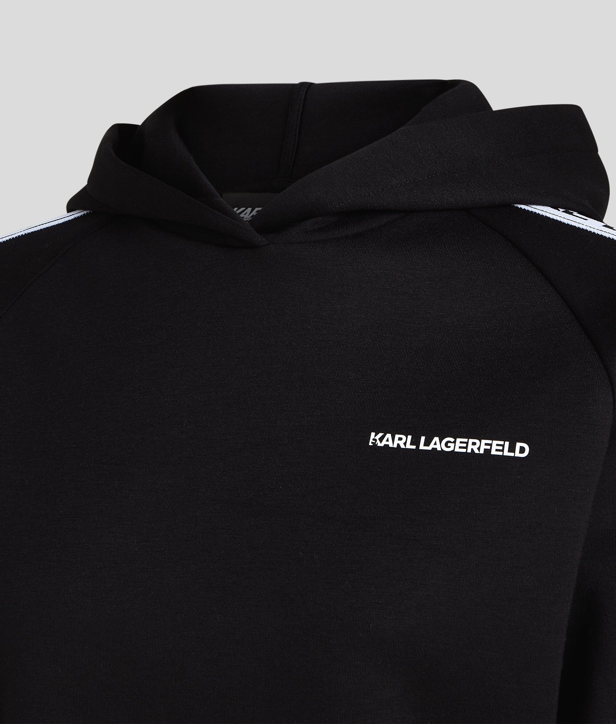 (image for) Charming Karl Logo Cropped Hoodie